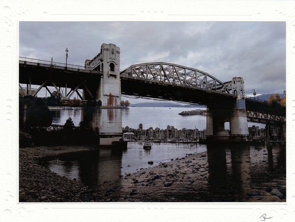 Burrard St Bridge & English Bay